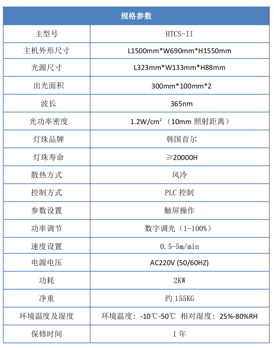 300*100mm uv固化機(jī)規(guī)格參數(shù)